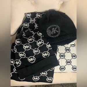 Michael Kors scarf and beanies
